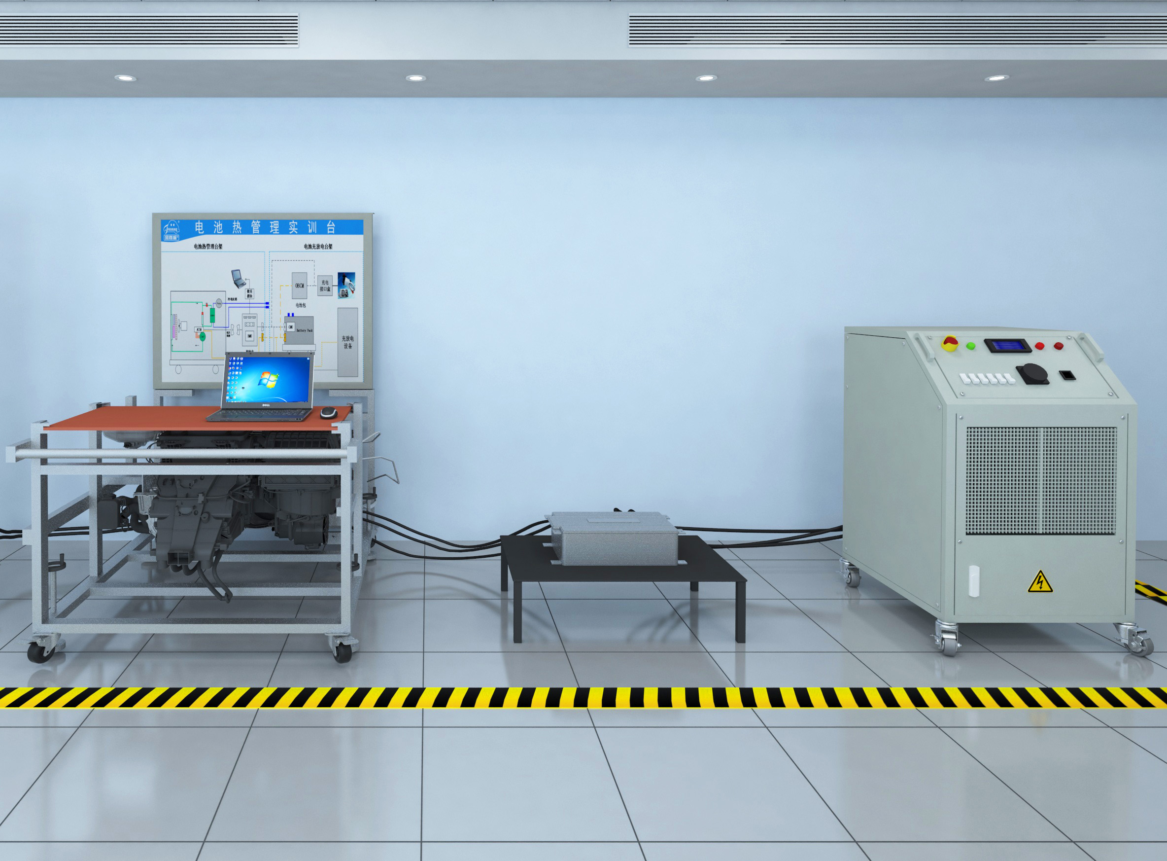 Battery Thermal Management Calibration Test Bench