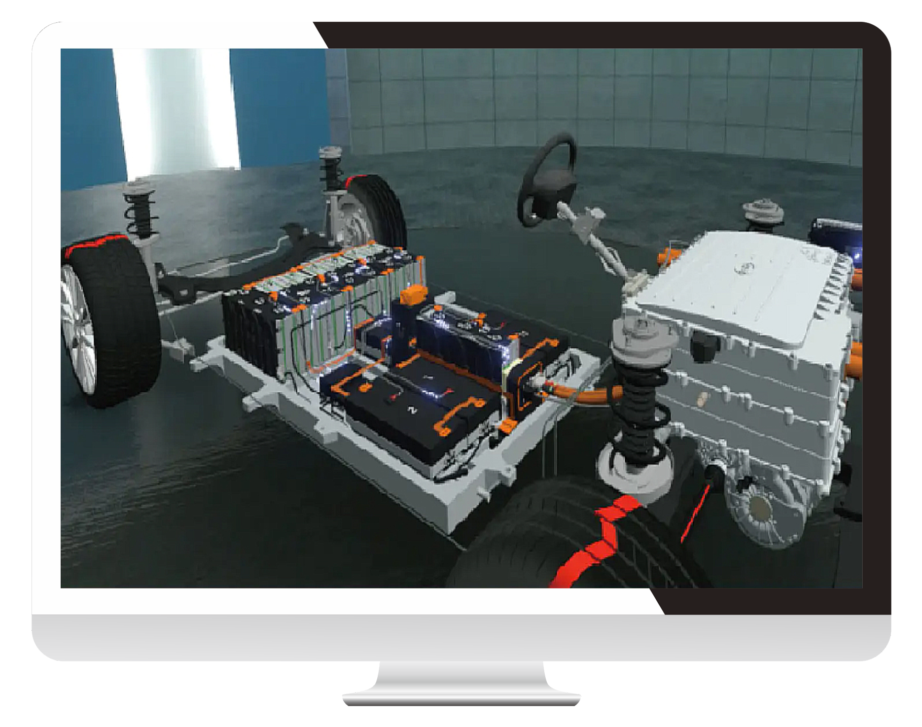 FXBR05003 Pure Electric Vehicle Power System Virtual Structure & Principle Display Platform